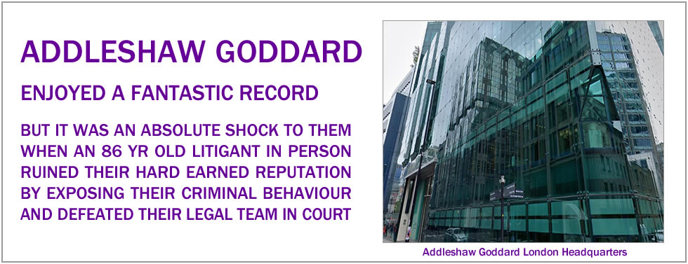 Addleshaw Goddard Tampered with Evidence